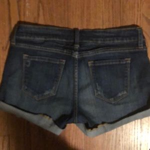 2.1 Denim Shorts - 2.1 Denim Short Shorts, Distressed Sz 27 2.1 Denim Shorts - 2.1 Denim Short Shorts, Distressed Sz 27